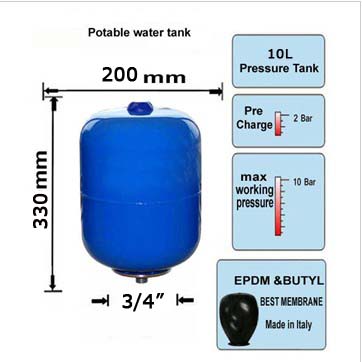 EXPANSION TANK FOR SOLAR THERMAL PANEL